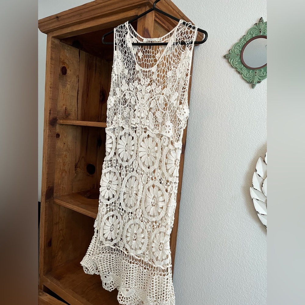 Crochet cover dress